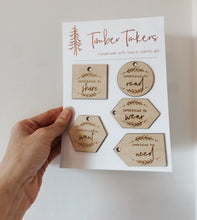 Load image into Gallery viewer, Mindful Wooden Gift Tags
