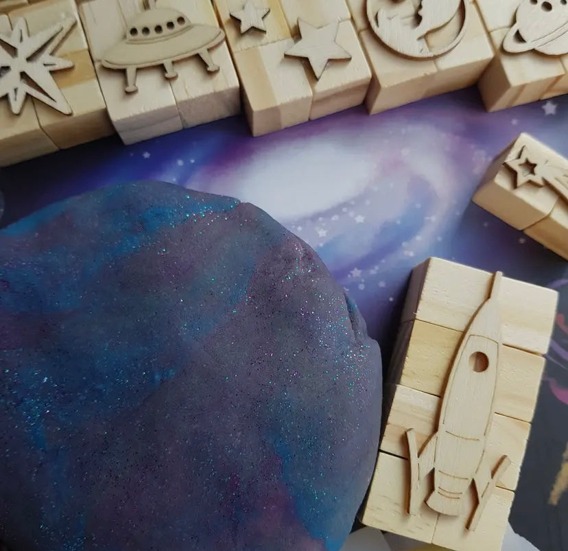 Space Wooden Stamps