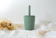 Load image into Gallery viewer, 2-in-1 Silicone Cup &amp; Straw
